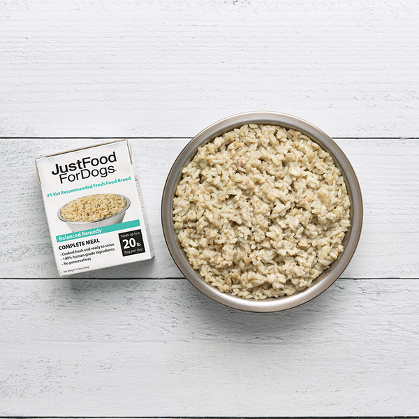 Just food for dogs balanced remedy hotsell